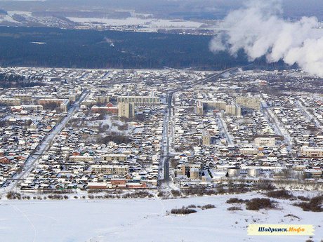 Шадринск с высоты 2 (зима)