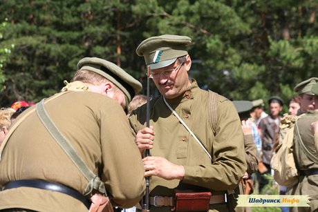 Военно-исторический фестиваль "Шадринск 1918 год". Реконструкция событий