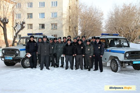 Двоеборье среди водителей роты полиции ОВО г. Шадринска 2014