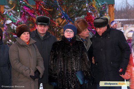 Открытие Новогодних елок в Шадринске
