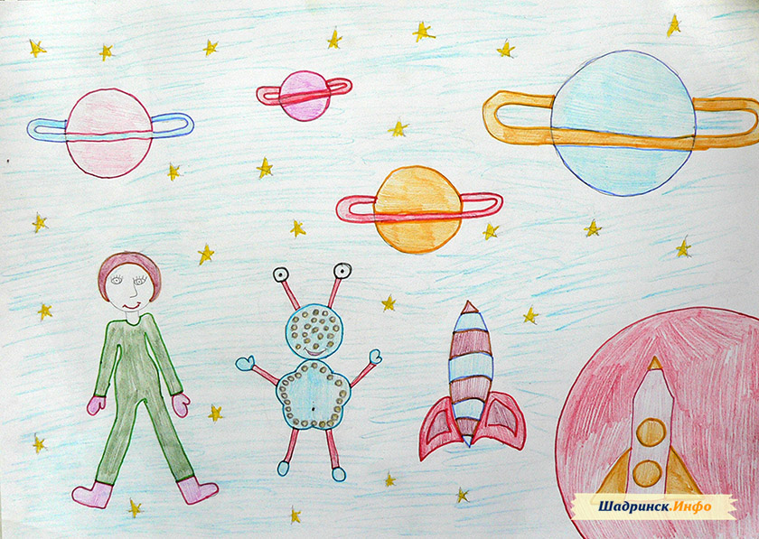 Рисуем космос 3 класс поэтапно. Рисунок на тему космос. Рисунок ко Дню космонавтики. Рисование для детей космос. Рисунок на космическую тему.