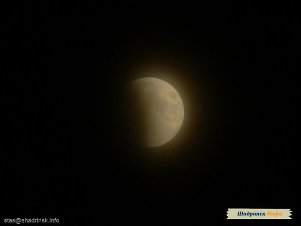 Полное Лунное затмение 16 июня 2011года
