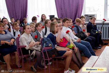 Накануне Дня Победы - встреча в гимназии № 9