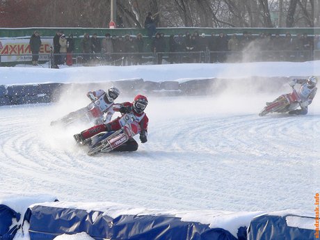 Финал Личного Чемпионата России по мотогонкам на льду класс 500см3
