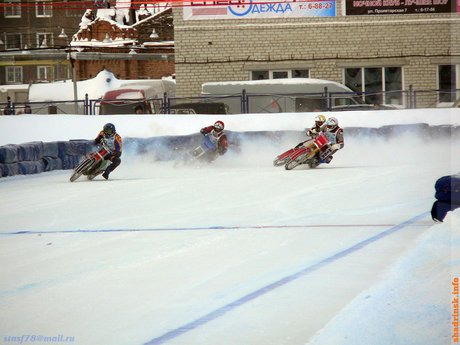 Финал Личного Чемпионата России по мотогонкам на льду класс 500см3