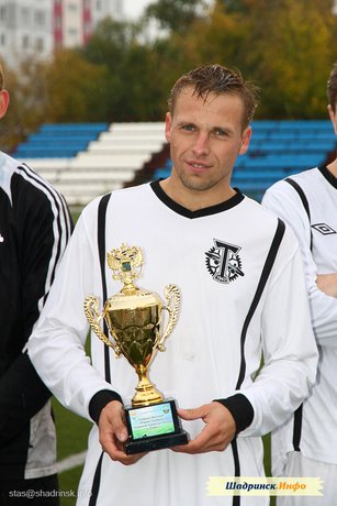 Награждение победителя, призеров и лауреатов чемпионата Курганской области по футболу