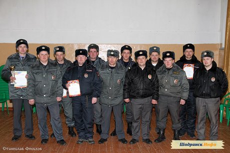 Двоеборье среди водителей роты полиции ОВО г. Шадринска 2014