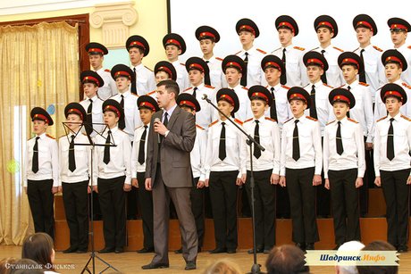 Ветераны Президентского кремлевского полка в Шадринске